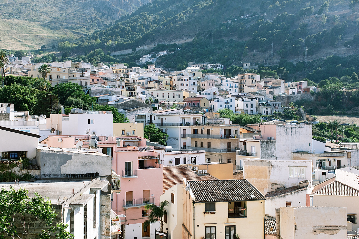A city scape of Castellammare del Golfo | Photo by Josie Derrick 
